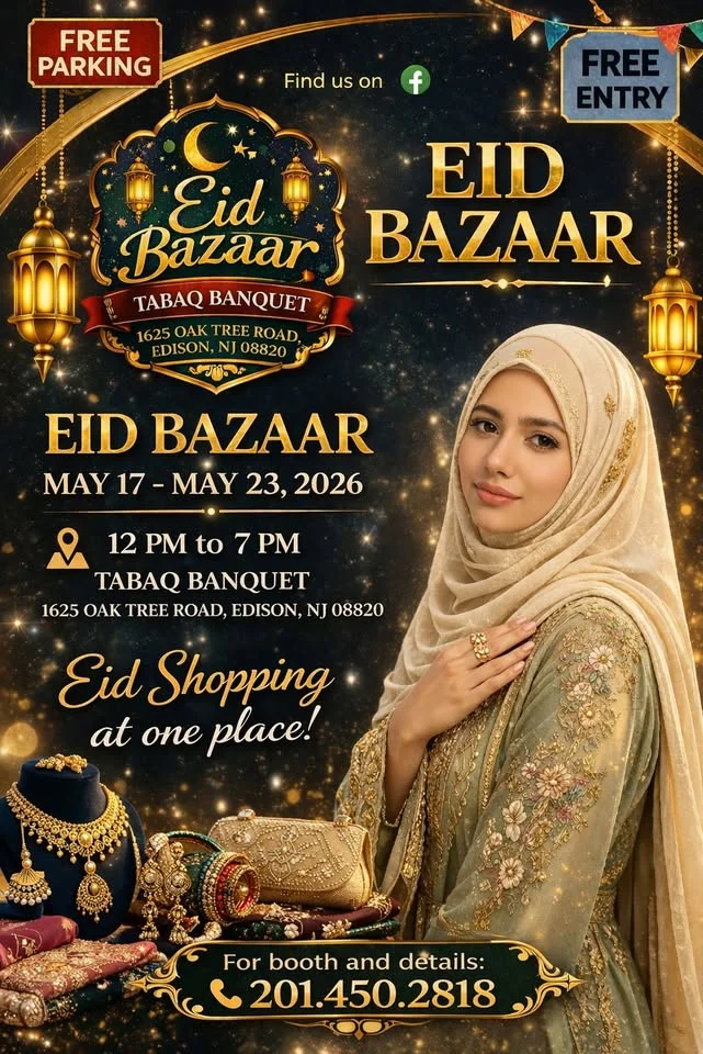 Chand Raat Mela NJ's Eid Bazaar in Eidson NJ at Tabaq Banquet